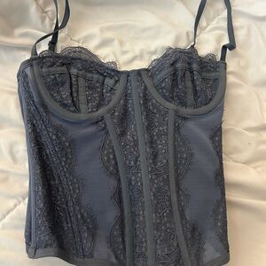 Blue urban outfitters corset top